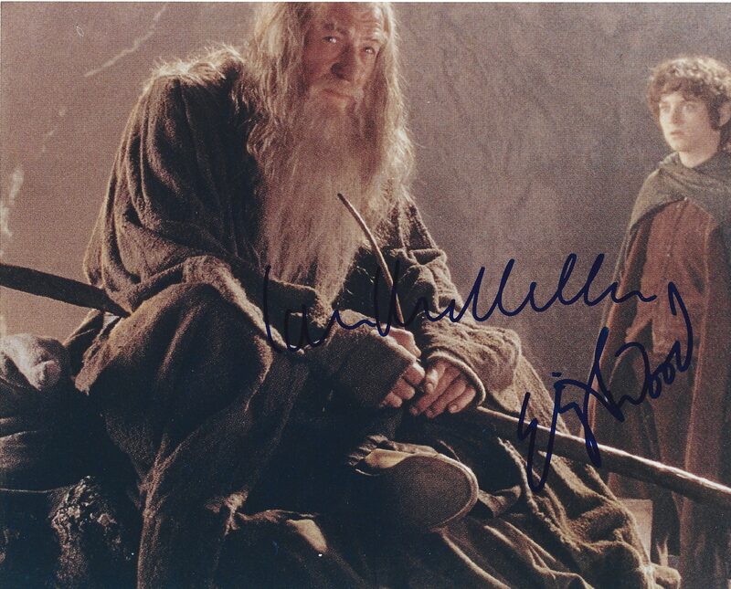 Ian McKellen & Elijah Wood
